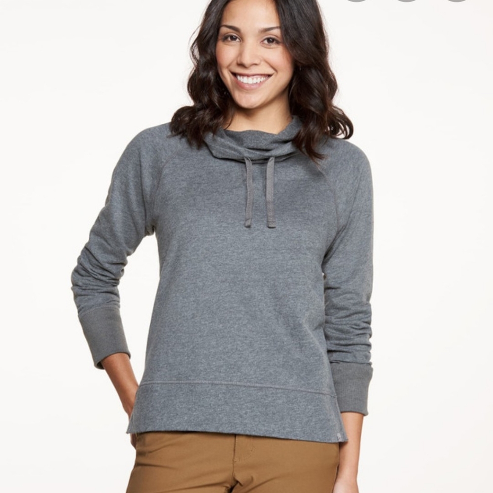 Toad & Co gray sweatshirt